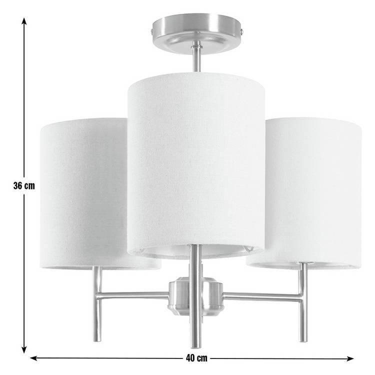 Argos Home Candelabra metal 3 light ceiling light brass, UK version