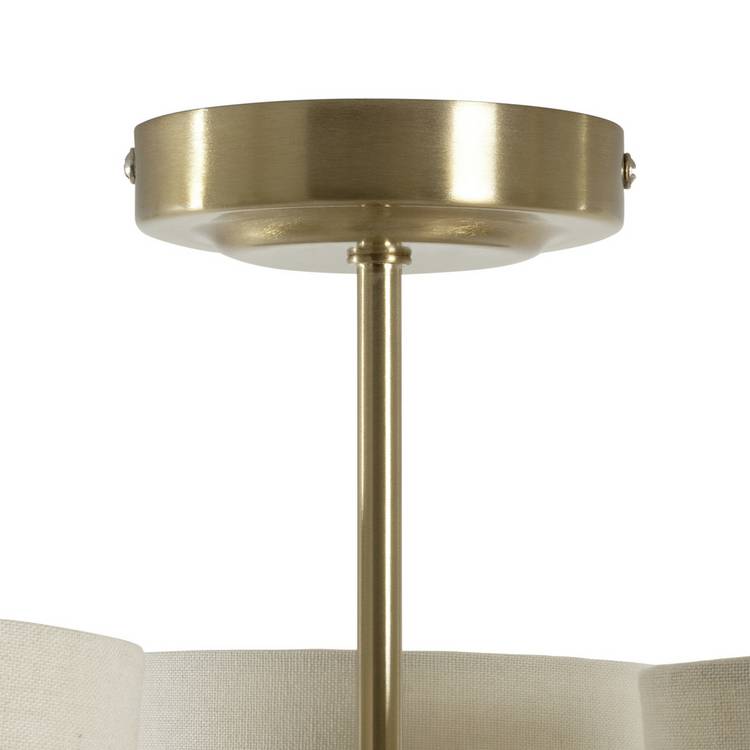 Argos Home Candelabra metal 3 light ceiling light brass, UK version