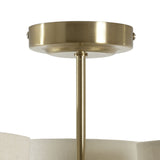 Argos Home Candelabra metal 3 light ceiling light brass, UK version