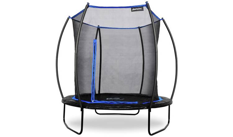 Plum 8ft Deluxe Springsafe Outdoor Trampoline with Enclosure GOODS Argos