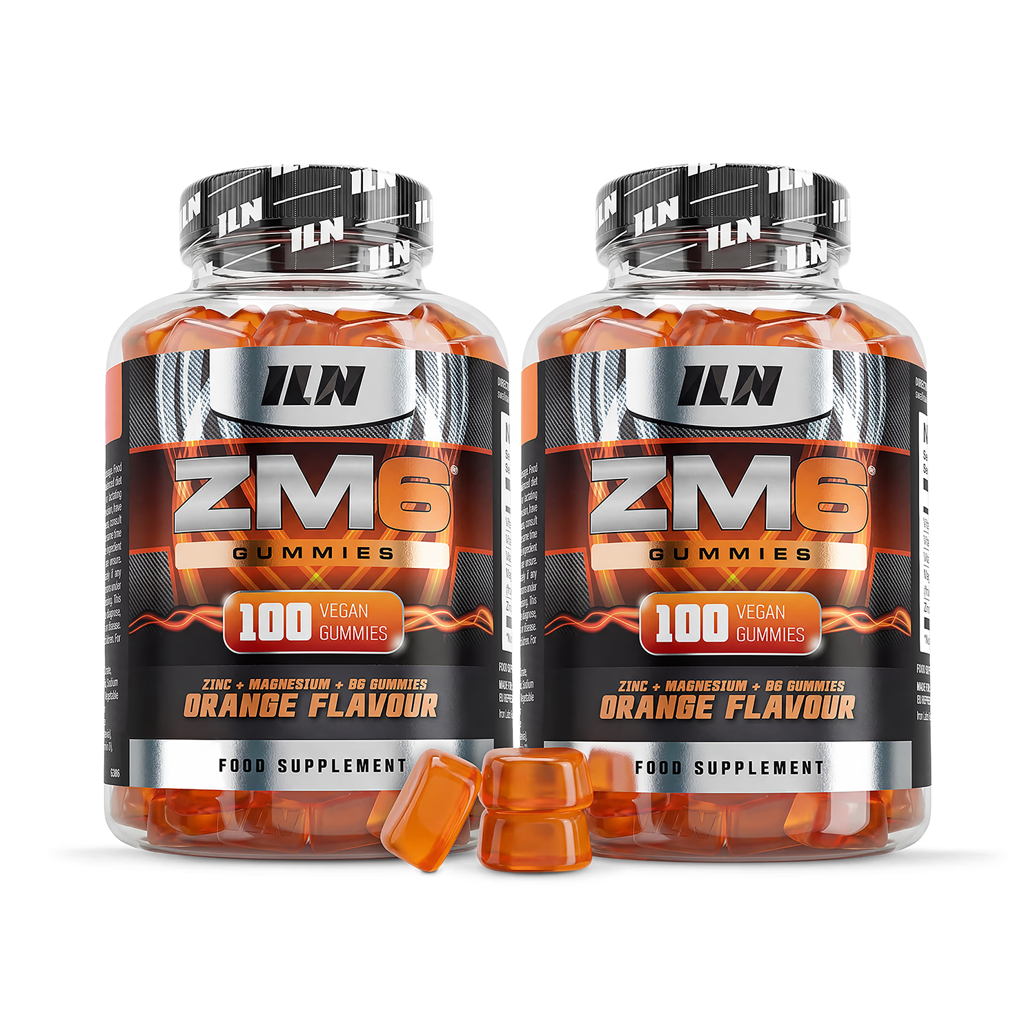 Iron Labs Nutrition ZM6 orange gummies 200 count UK version