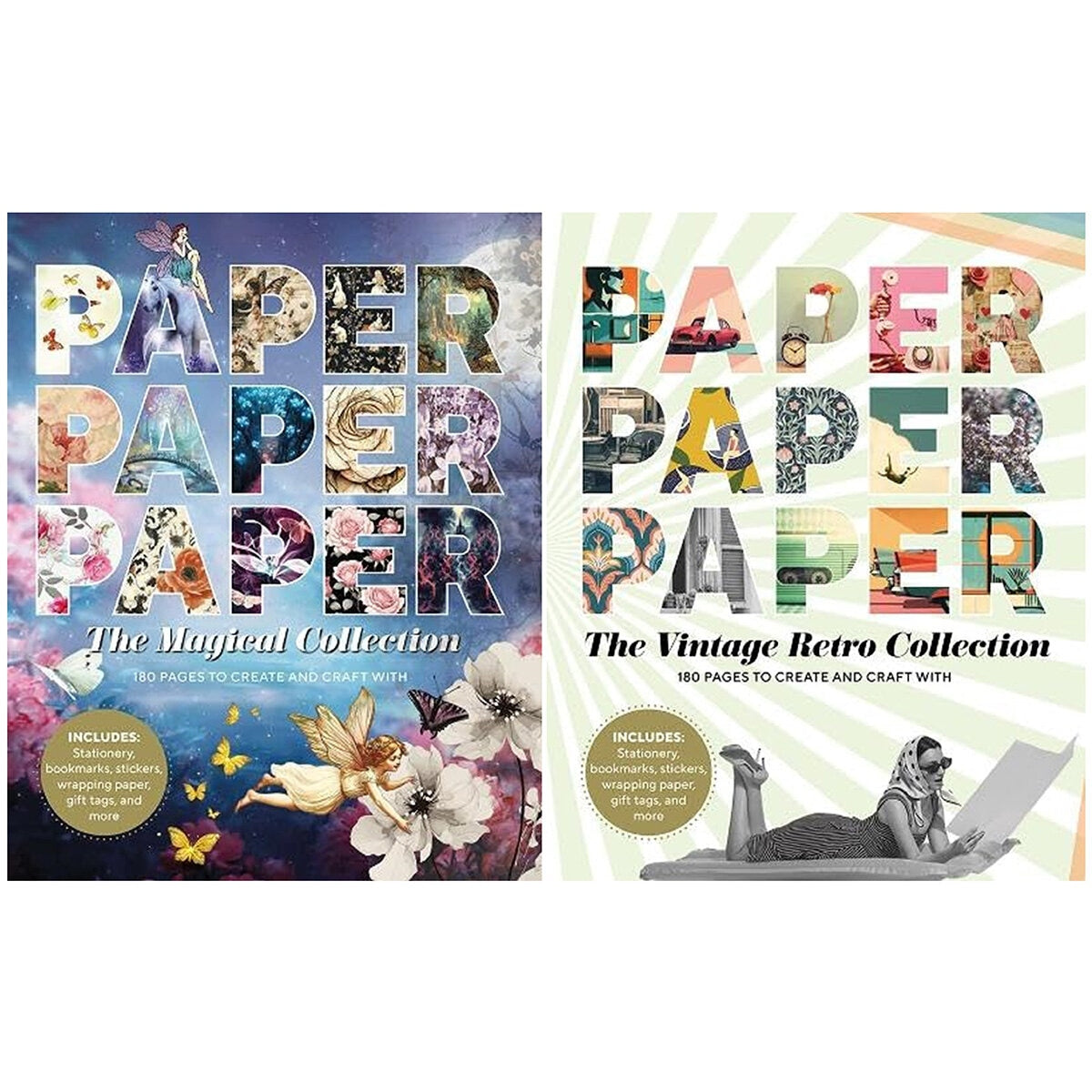 Paper Paper Paper art collection with letters and journal, UK version