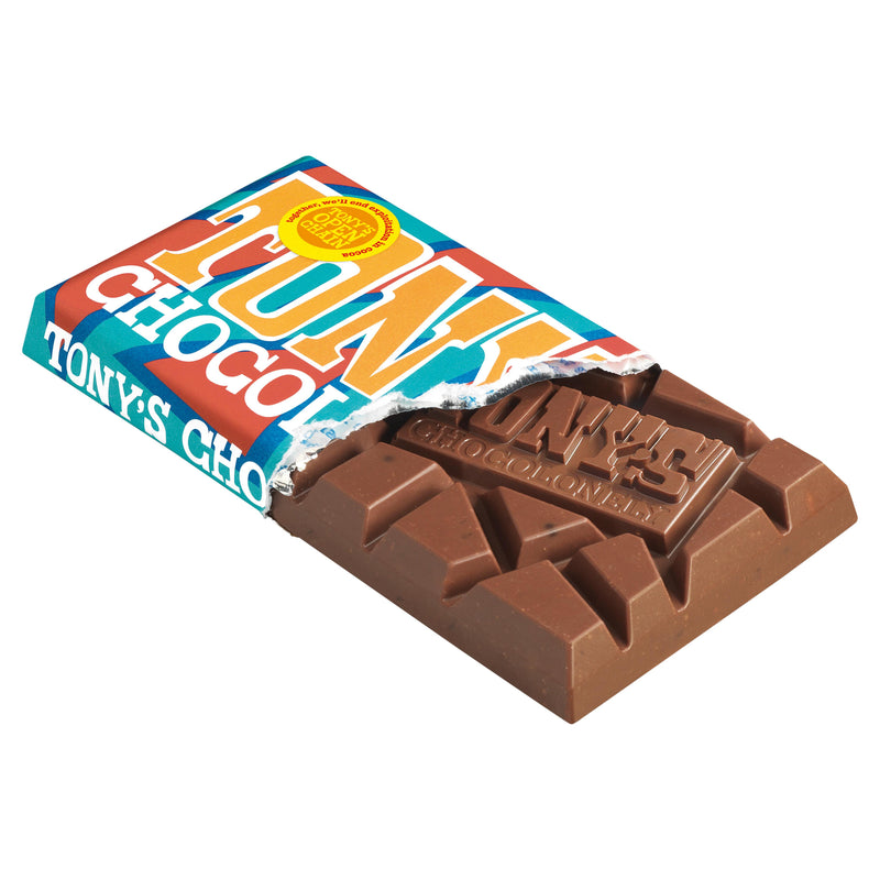 Tony's Chocolonely milk chocolate chip cookie 180g, imported from the UK