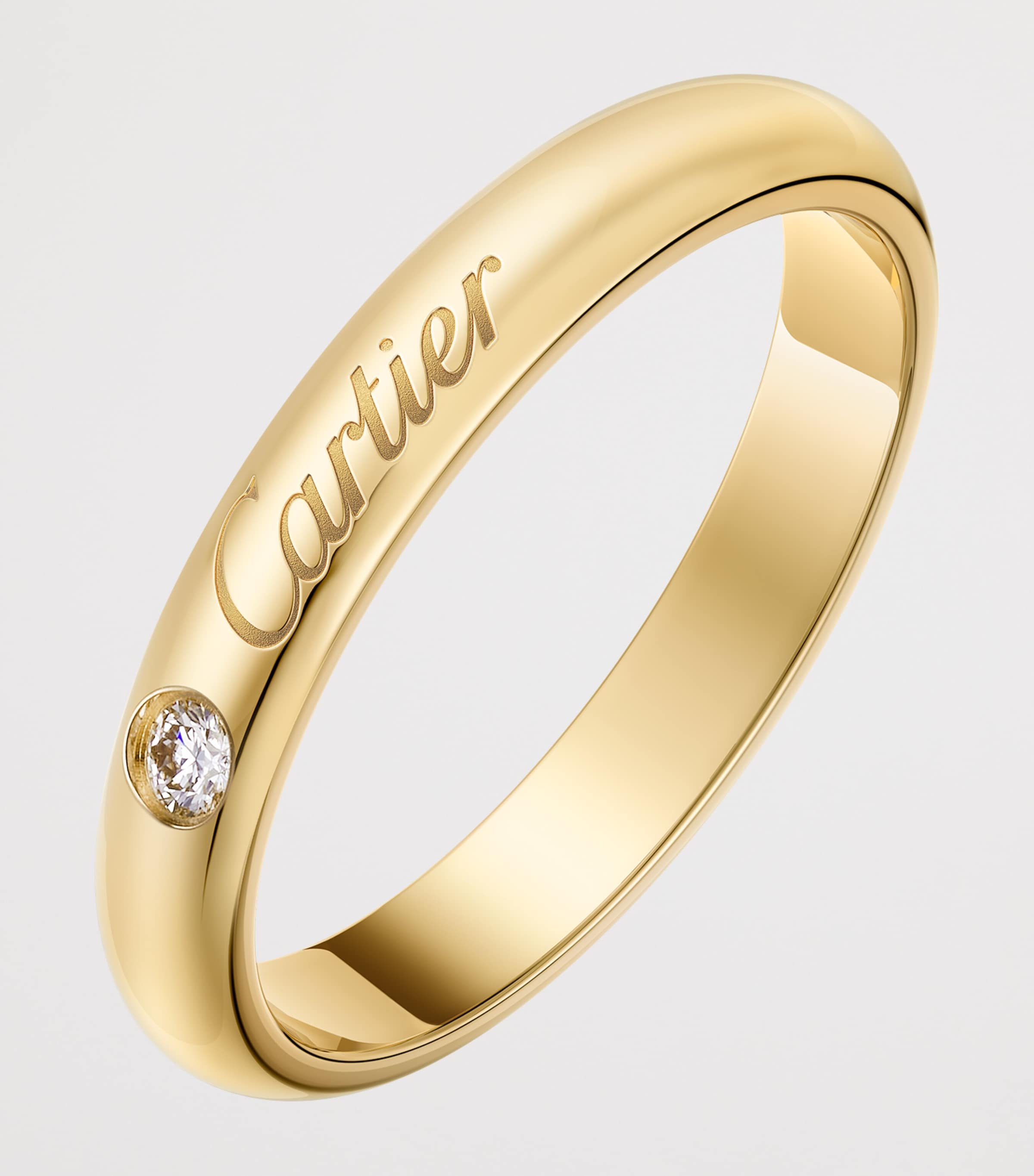Cartier C de Cartier curved wedding ring 3mm width - British product
