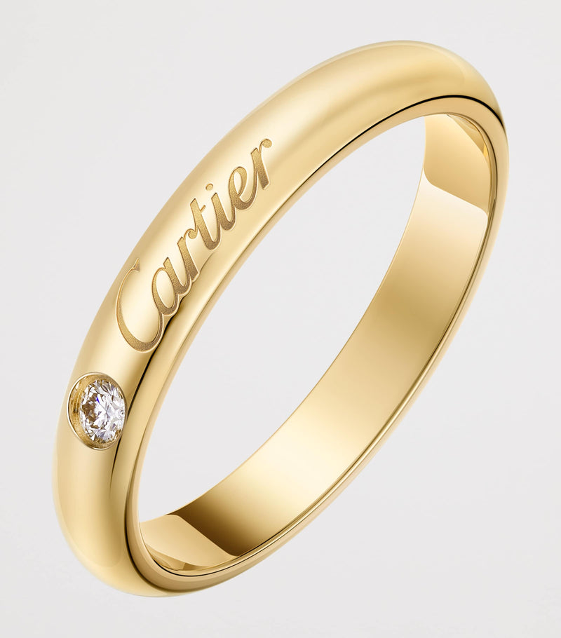 Cartier C de Cartier curved wedding ring 3mm width - British product