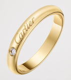 Cartier C de Cartier curved wedding ring 3mm width - British product