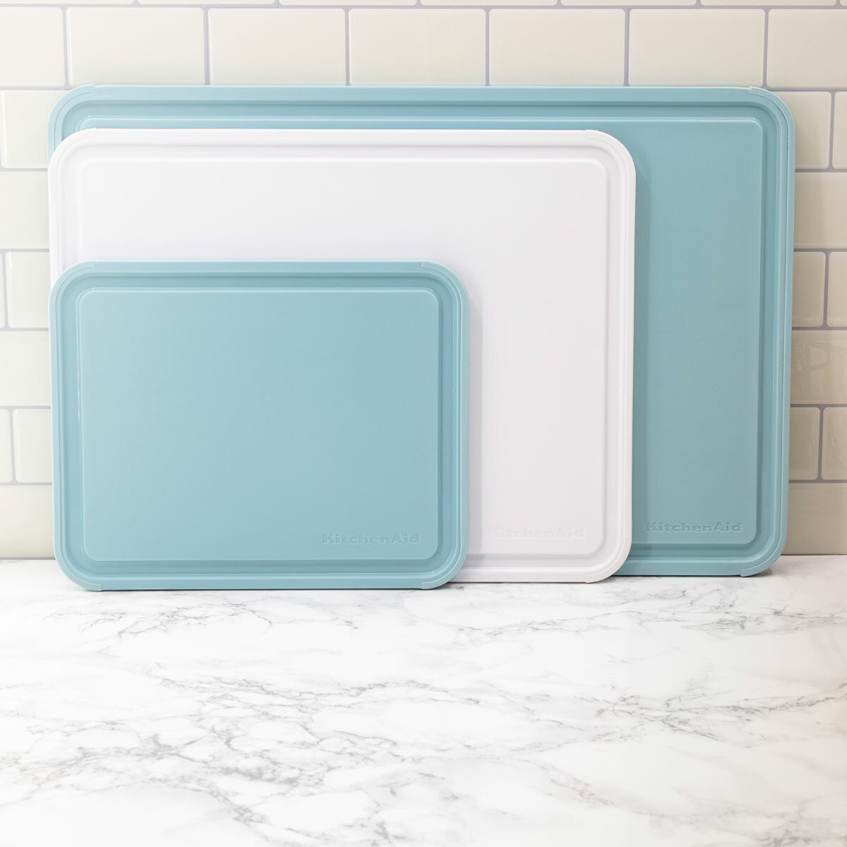 KitchenAid 3-piece cutting board set assorted sizes - British product
