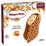 Haagen-Dazs Salted Caramel Ice Cream Bars   3 x 80ml GOODS M&S   