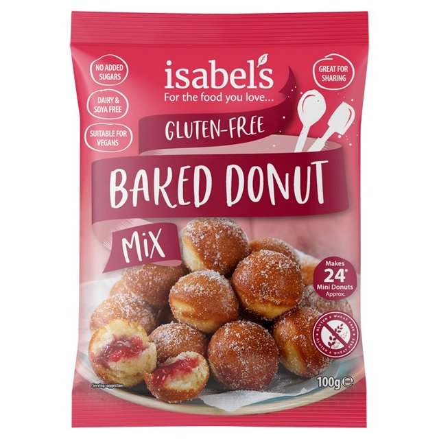 Isabel's Gluten & Dairy Free Baked Donut Mix   100g