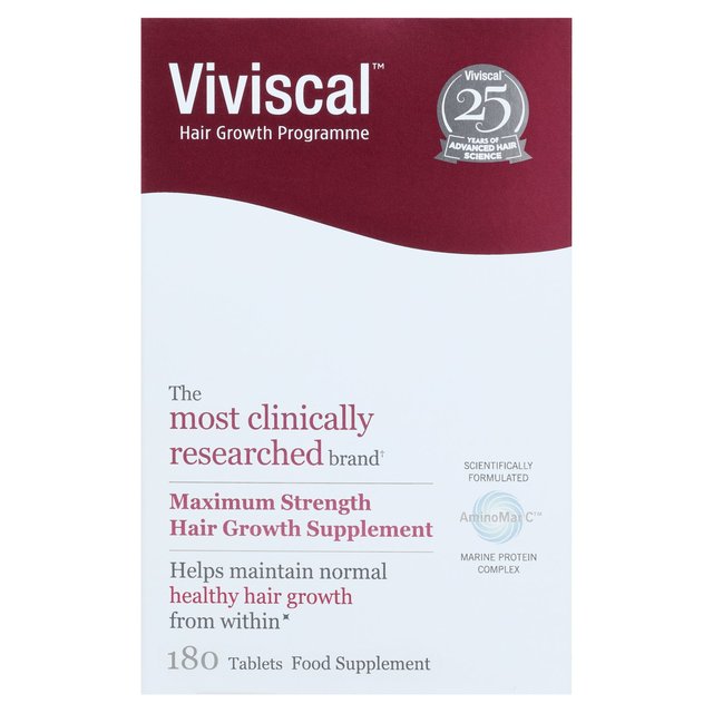 Viviscal Maximum Strength Hair Regrowth Tablets   180 per pack GOODS M&S   