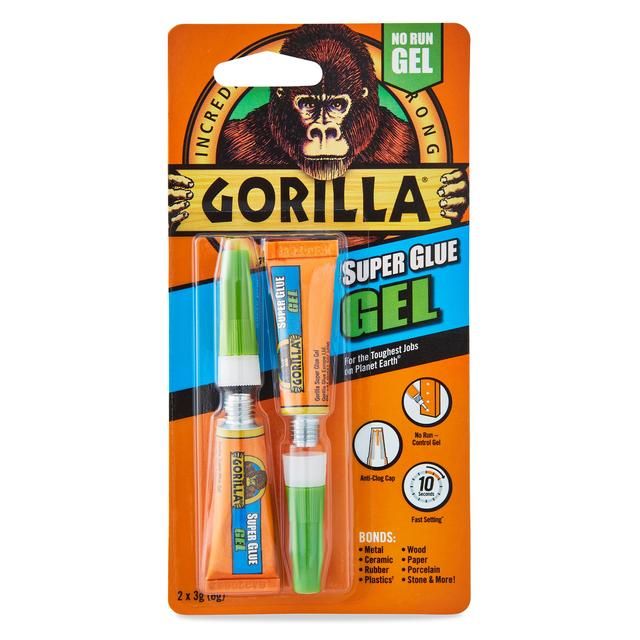 Gorilla Glue Superglue 2 x 3gm GEL   2 x 3g GOODS M&S   