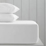 Hotel Signature white double fitted sheets 300 thread count, imported from the UK