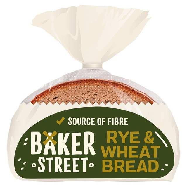 Baker Street Rye & Wheat Bread   500g GOODS M&S   