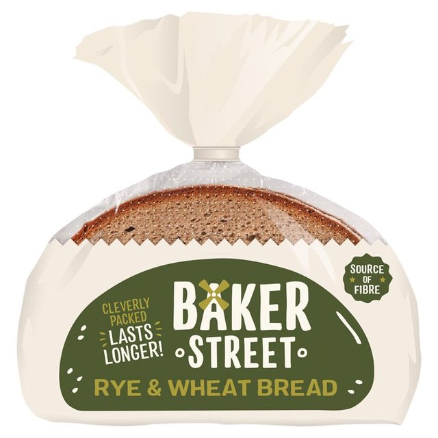 Baker Street Rye & Wheat Bread   500g