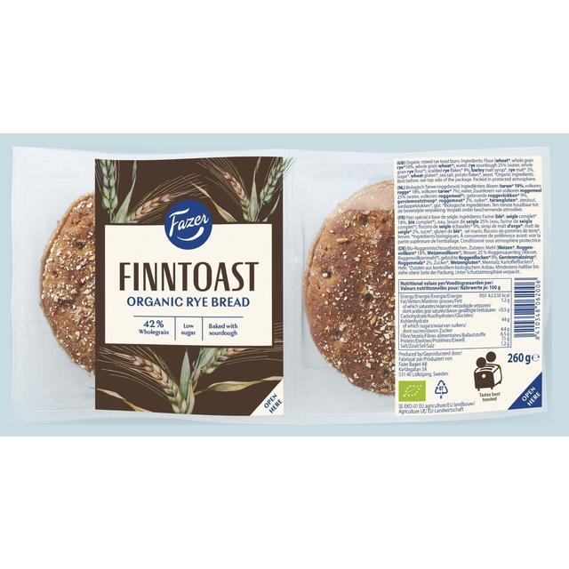 Fazer Finntoast Sourdough Rye   2 per pack GOODS M&S   