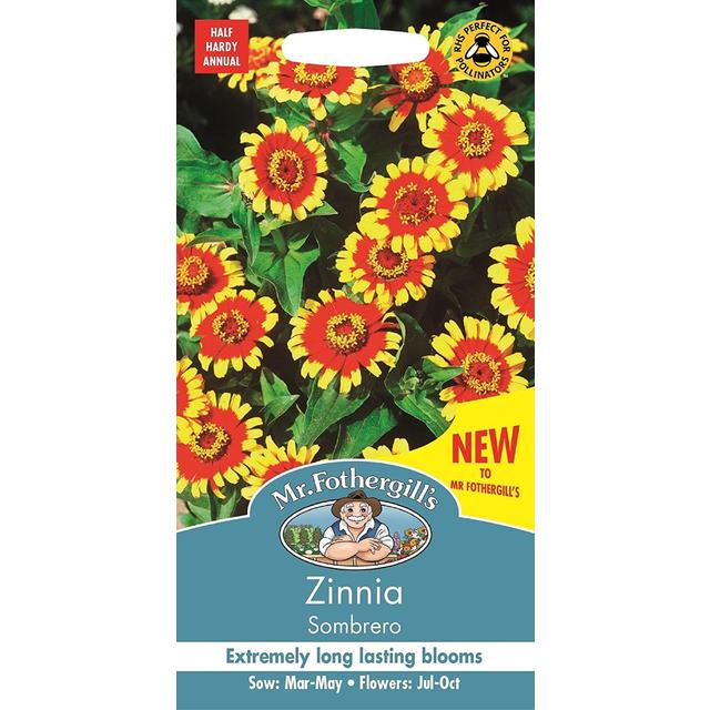 Mr Fothergills Seed Zinnia Sombrero GOODS M&S   