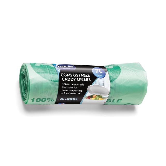 Addis 7 Litre 100% Biodegradable Compost Food Caddy Liners    20 per pack GOODS M&S   