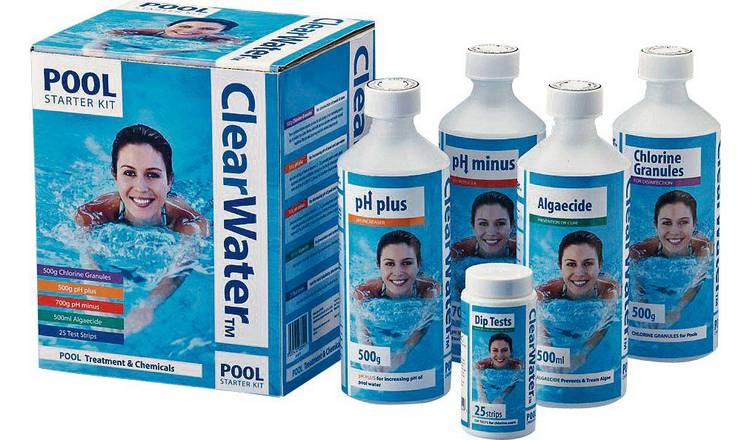 Clearwater pool water treatment starter kit - British product