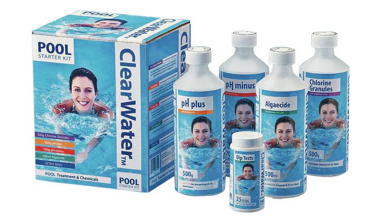 Clearwater pool water treatment starter kit - British product