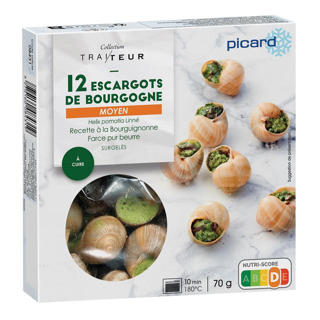 Picard Snails with Garlic 12 per pack   12 per pack