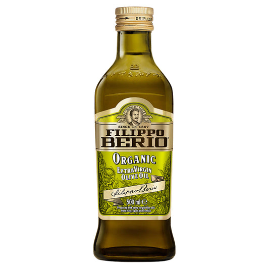 Filippo Berio Organic Extra Virgin Olive Oil 500ml oils Sainsburys   