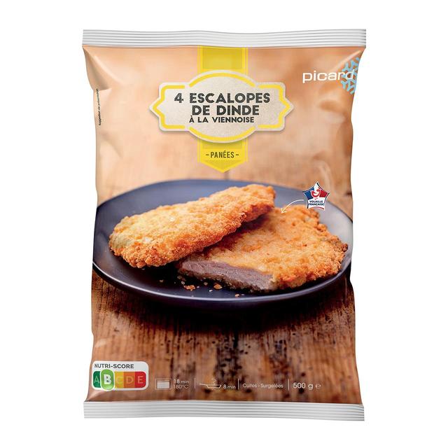 Picard Breaded Turkey Breast Slices 500g   4 x 125g