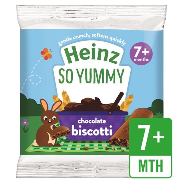 Heinz So Yummy Chocolate Biscotti Baby Food Snacks 7+ Months   60g GOODS M&S   