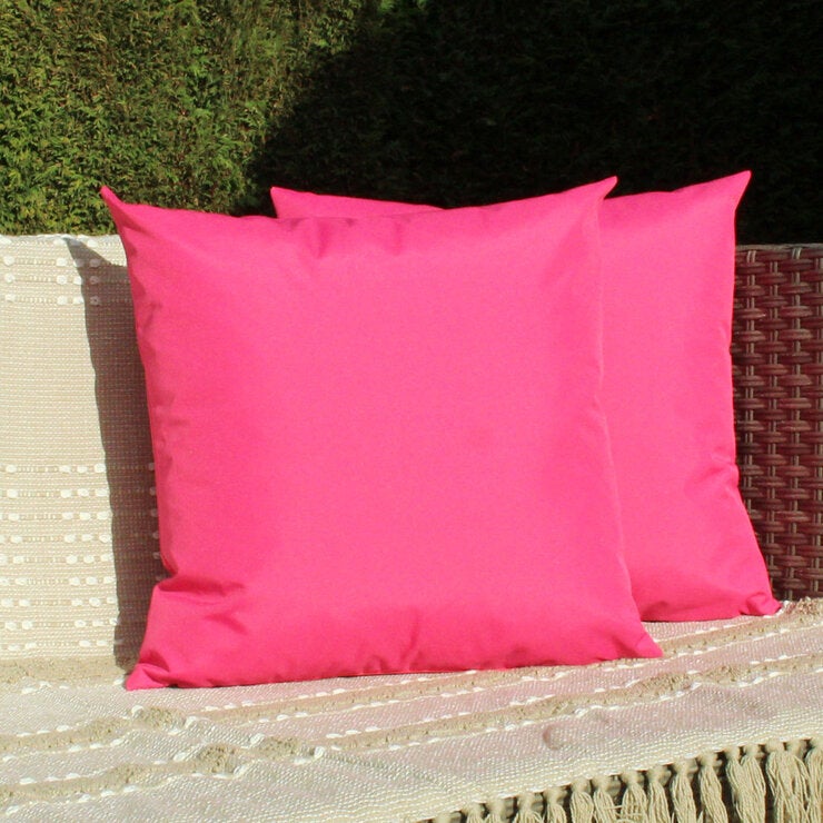 Furn Wrap Cushion pink 43cm 2 pack, imported from the UK