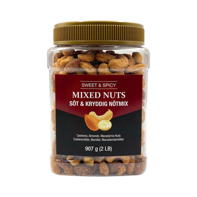 Costco UK Sweet Spicy Mixed Nuts 907g- Buy online at McGrocer