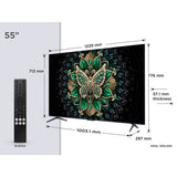 TCL 55C6K 55-inch Mini LED Smart TV (British brand)