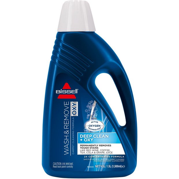 Bissell Wash and Remove Oxygen carpet cleaning solution 1.5L (British brand)