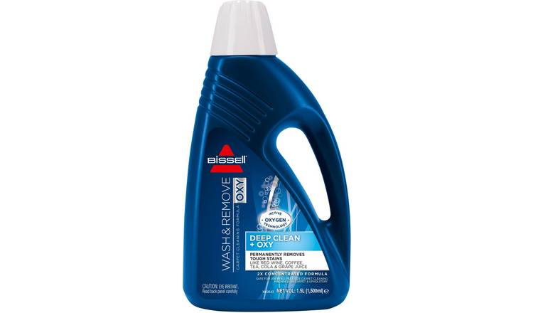 Bissell Wash and Remove Oxygen carpet cleaning solution 1.5L (British brand)