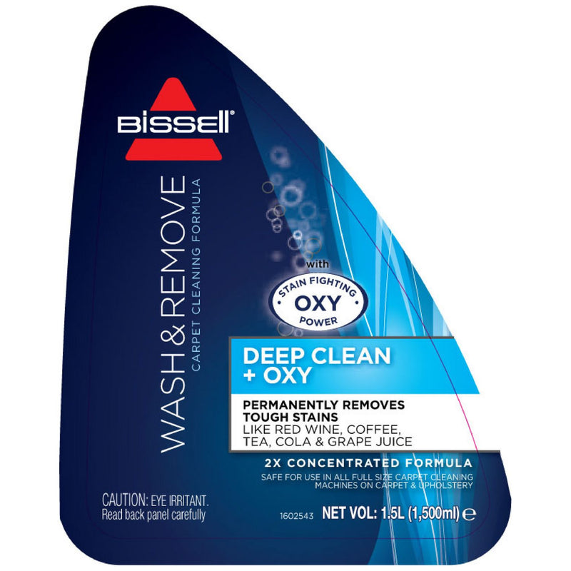 Bissell Wash and Remove Oxygen carpet cleaning solution 1.5L (British brand)