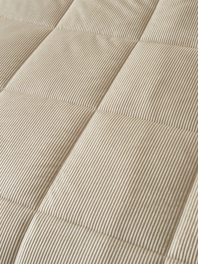 Couette double Coverless Cosy Cord EasyCare 6,5 tog