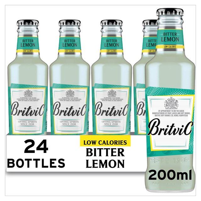 Britvic Bitter Lemon   24 x 200ml GOODS M&S   