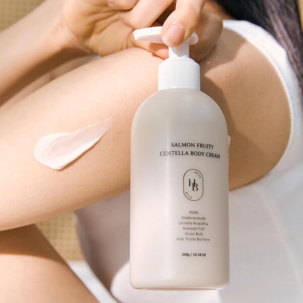 Heveblue PDRN Salmon Centella body cream 300ml (British brand)