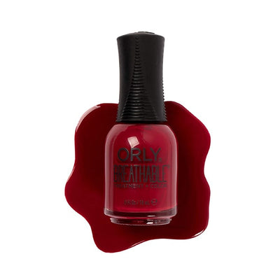 Superdrug Orly Breathable Nail Polish Namaste Healthy Brick Red 18ml- Buy online at McGrocer