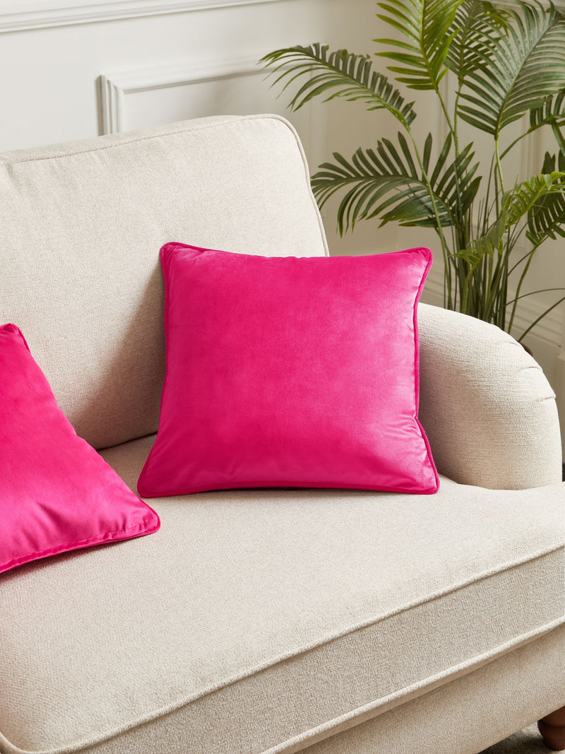 Navy Velvet Cushion 59 x 59cm