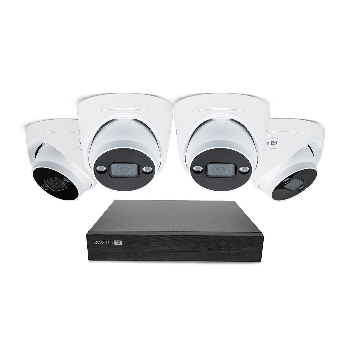 Swann 4K NVR security system 1TB 4 dome cameras - British product