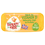 Happy Eggs Large Free Range Eggs   10 per pack GOODS M&S   