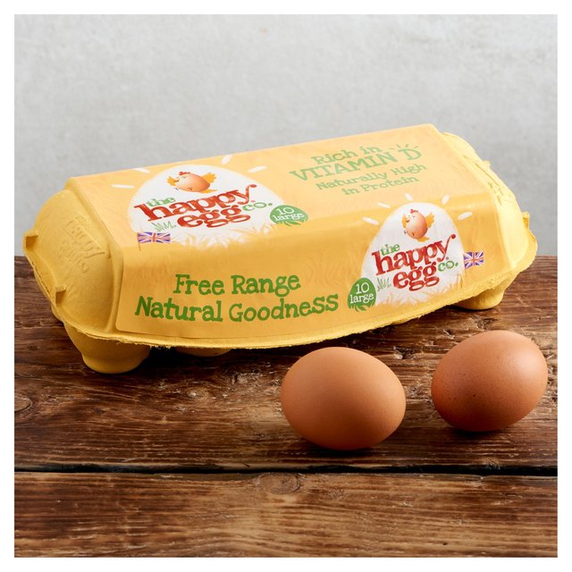 Happy Eggs Large Free Range Eggs   10 per pack