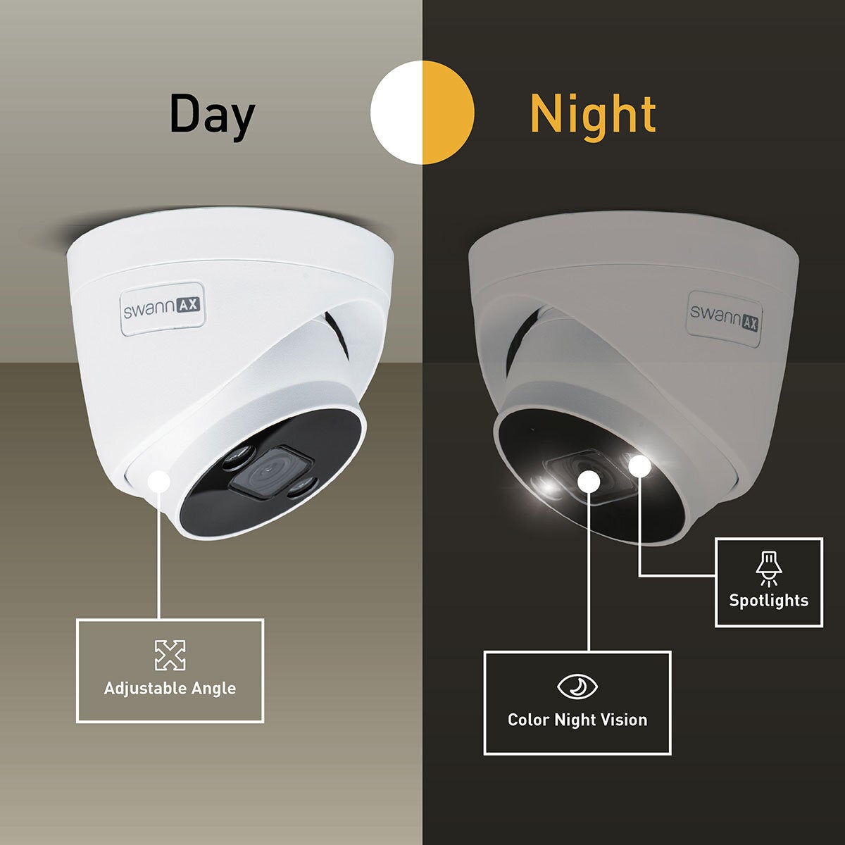 Swann 4K NVR security system 1TB 4 dome cameras - British product
