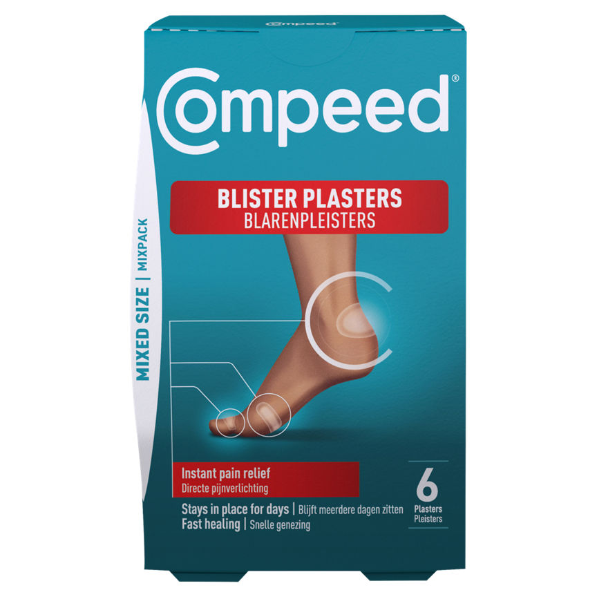 Compeed Mixed Size Blister Plasters 6 GOODS ASDA   