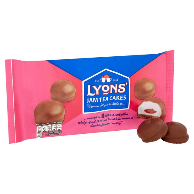 Lyons Jam Teacakes   100g GOODS M&S   