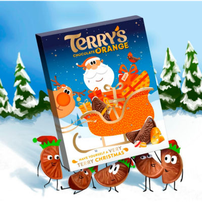Terry's Chocolate Orange Advent Calendar 106g, UK version