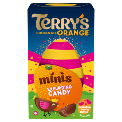 Terry's Chocolate Orange Exploding Candy Minis Easter Egg 91g (British brand)