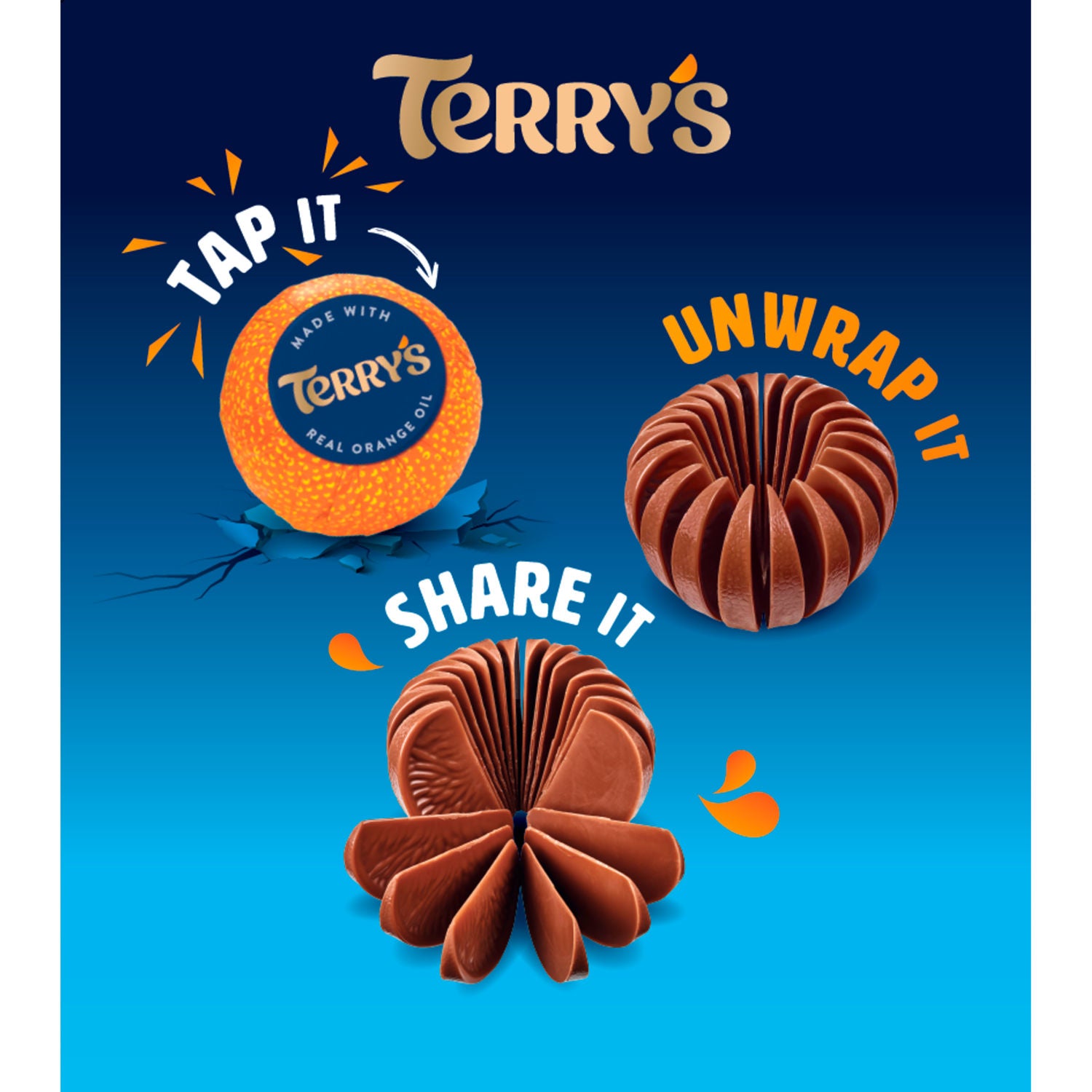 Terry's milk chocolate orange ball 145g (British brand)