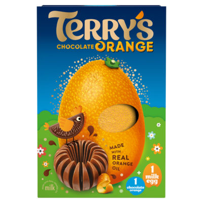 Terry's Chocolate Orange Easter Egg 295g, imported from the UK