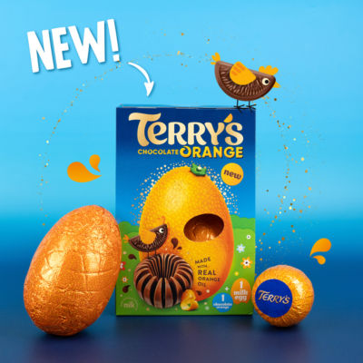 Terry's Chocolate Orange Easter Egg 295g, imported from the UK