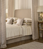 Gingerlily Silk Fern Vine Super King Duvet Cover (260cm x 220cm) - British product